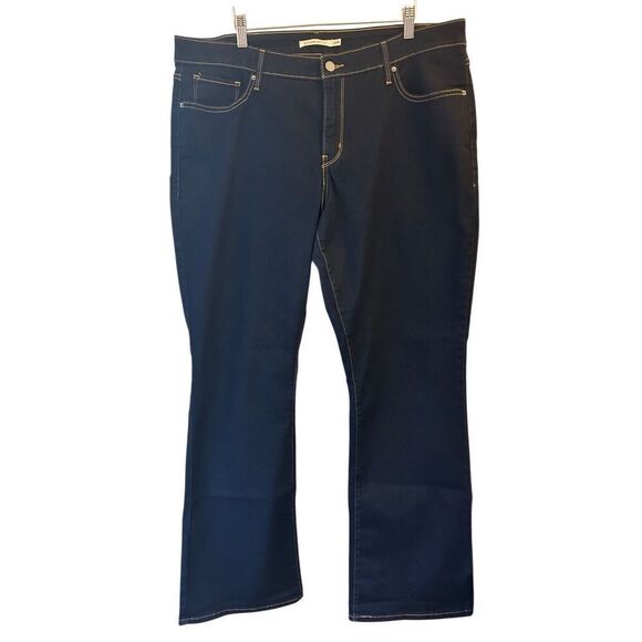 Levi's 315 Shaping Bootcut size 22W Dark Wash EUC - Picture 1 of 9